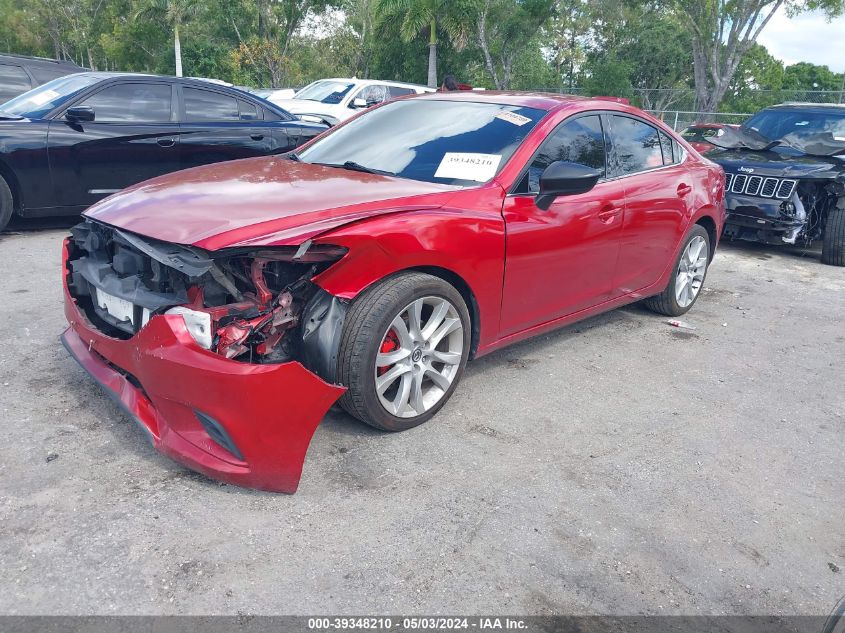 2016 Mazda Mazda6 I Touring VIN: JM1GJ1V57G1418520 Lot: 39348210