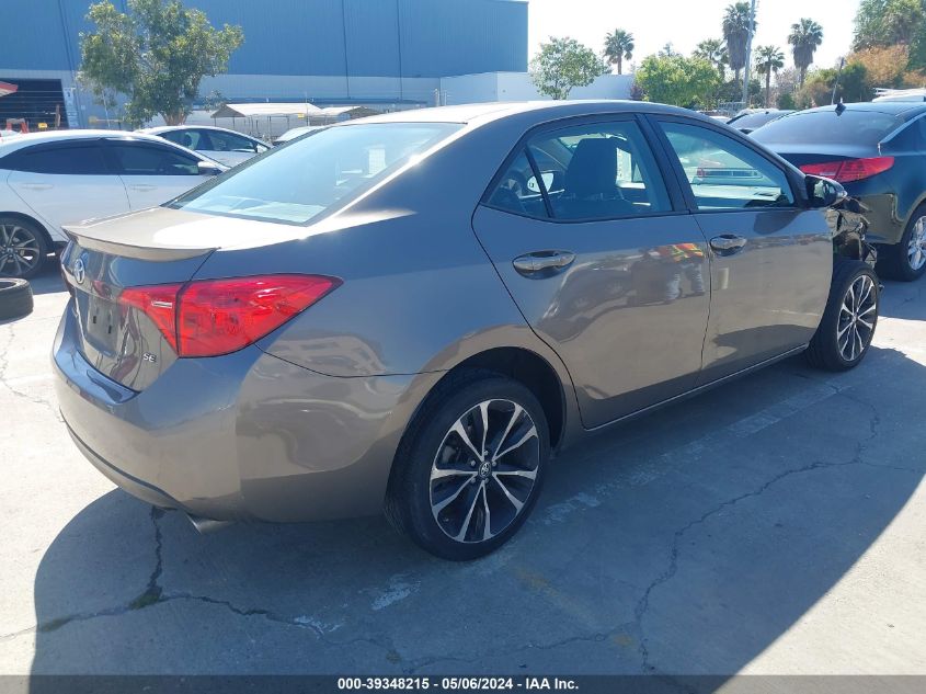 2018 TOYOTA COROLLA SE - 2T1BURHEXJC089309