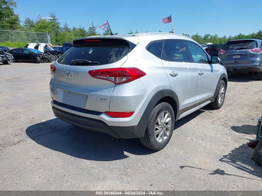 2017 Hyundai Tucson Se VIN: KM8J3CA40HU511335 Lot: 39348244