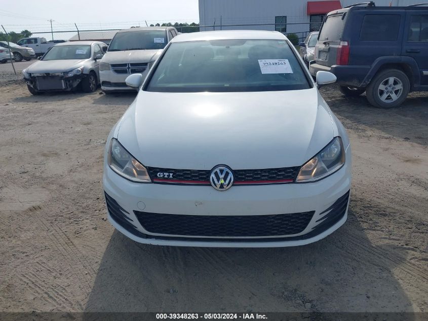 3VW4T7AU6FM050598 | 2015 VOLKSWAGEN GOLF GTI