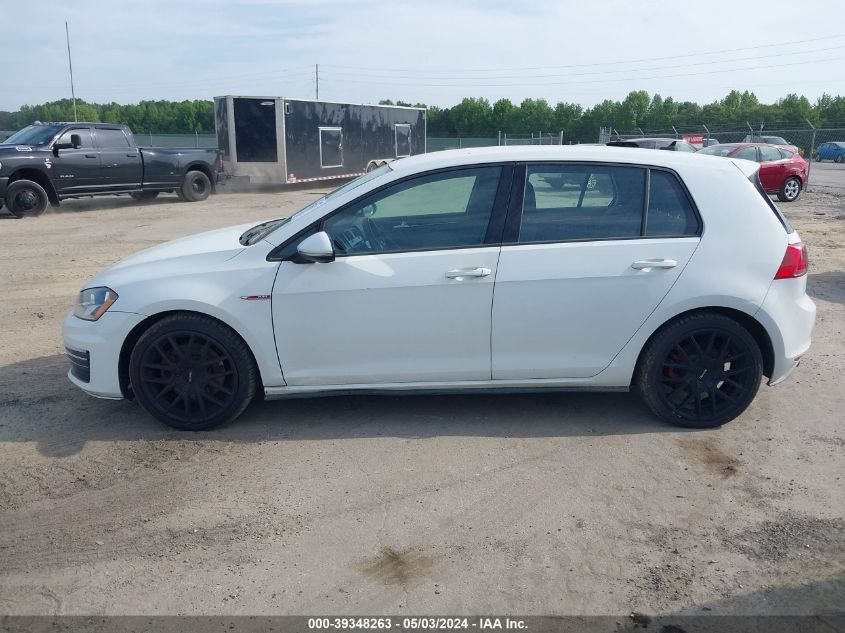 3VW4T7AU6FM050598 | 2015 VOLKSWAGEN GOLF GTI