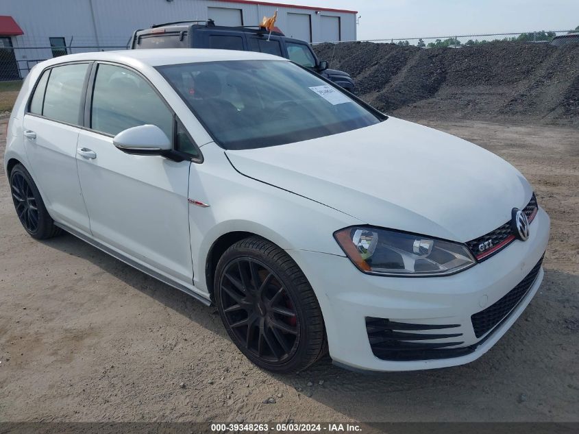 3VW4T7AU6FM050598 | 2015 VOLKSWAGEN GOLF GTI