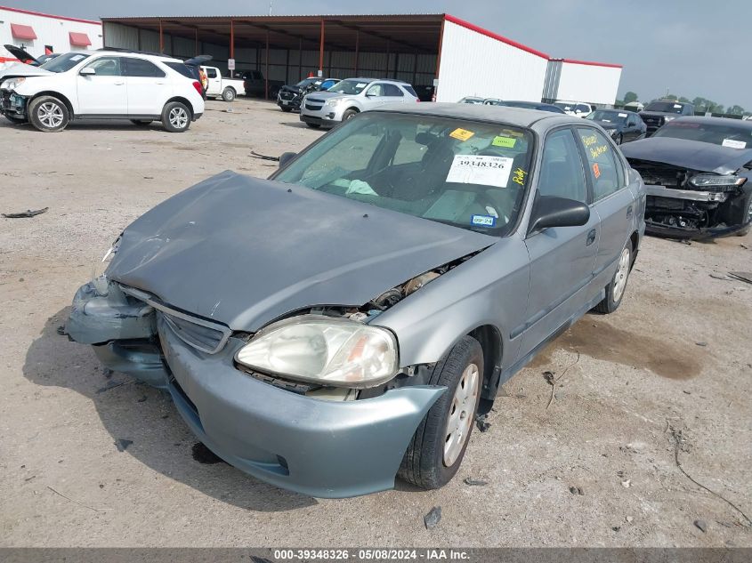 1999 Honda Civic Lx VIN: 2HGEJ6574XH586348 Lot: 39348326