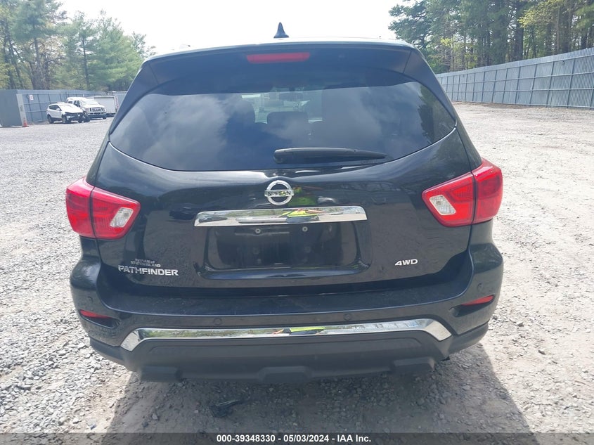 VIN 5N1DR2MM9KC588266 2019 NISSAN PATHFINDER S