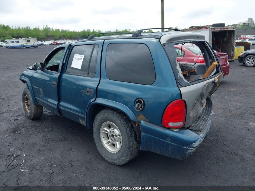 2000 Dodge Durango VIN: 1B4HS28N9YF161221 Lot: 39348352