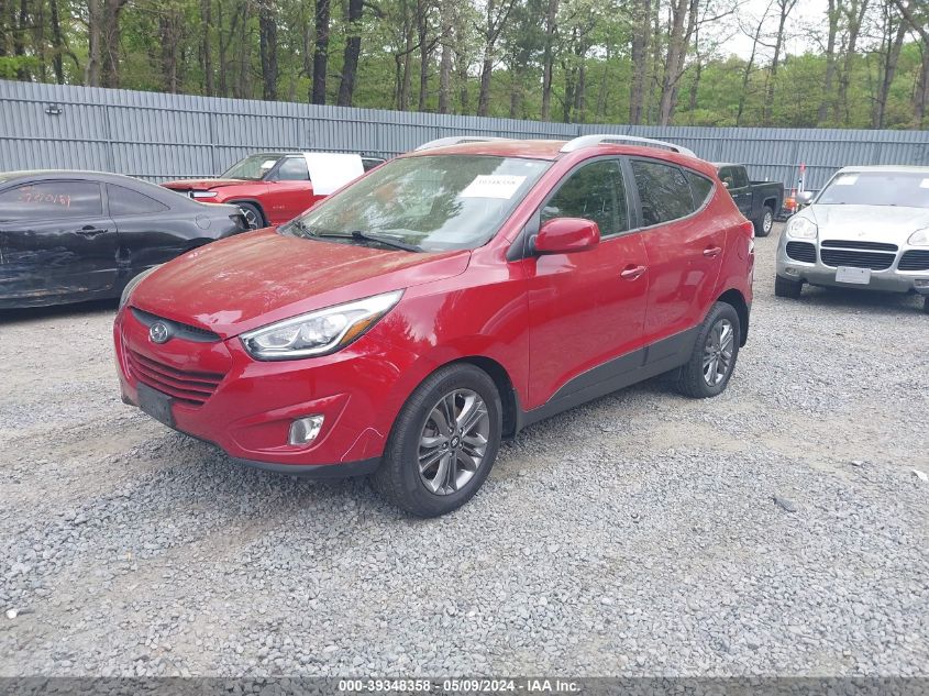 2014 Hyundai Tucson Se VIN: KM8JU3AG5EU804411 Lot: 39348358