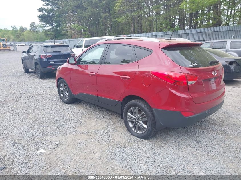 2014 Hyundai Tucson Se VIN: KM8JU3AG5EU804411 Lot: 39348358