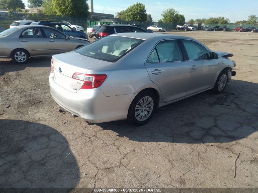 2014 Toyota Camry Hybrid Le VIN: 4T1BD1FK4EU103915 Lot: 39348363