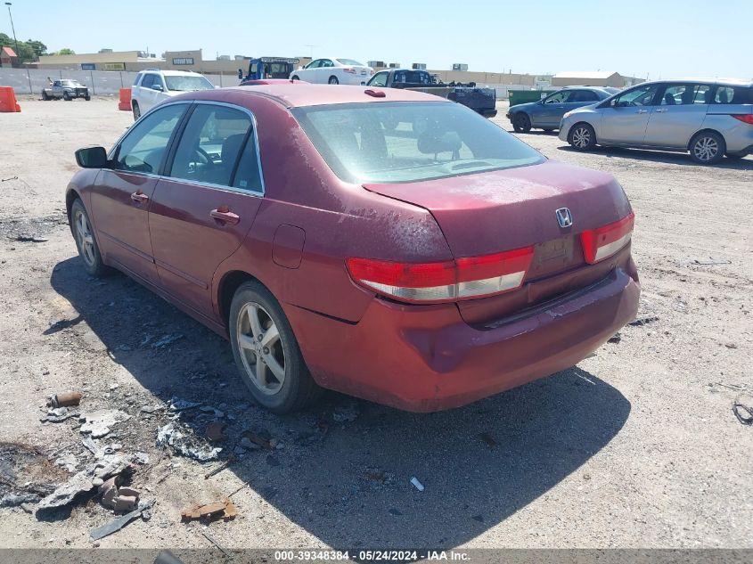 2004 Honda Accord 2.4 Ex VIN: 1HGCM56844A103337 Lot: 39348384