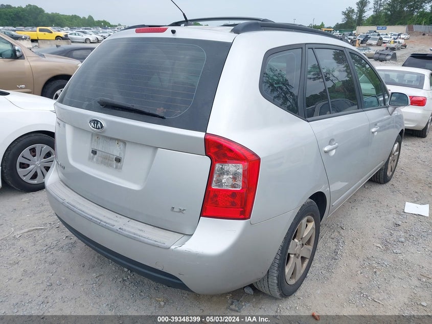 2008 Kia Rondo Lx VIN: KNAFG525X87148670 Lot: 39348399