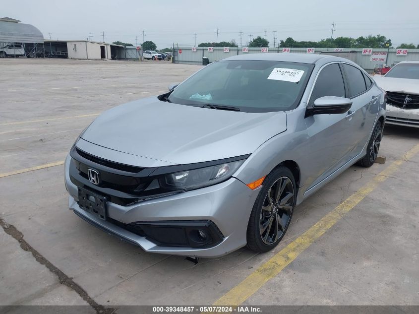 2020 Honda Civic Sport VIN: 2HGFC2F8XLH589991 Lot: 39348457