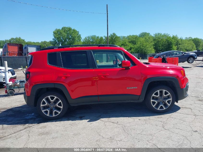 2017 Jeep Renegade Latitude 4X4 VIN: ZACCJBBB1HPF81230 Lot: 39348471