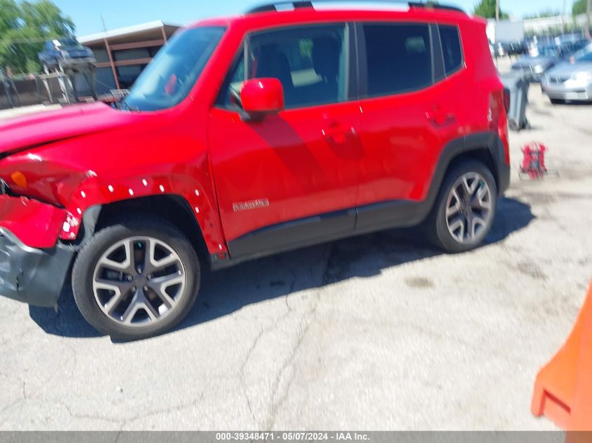 2017 Jeep Renegade Latitude 4X4 VIN: ZACCJBBB1HPF81230 Lot: 39348471