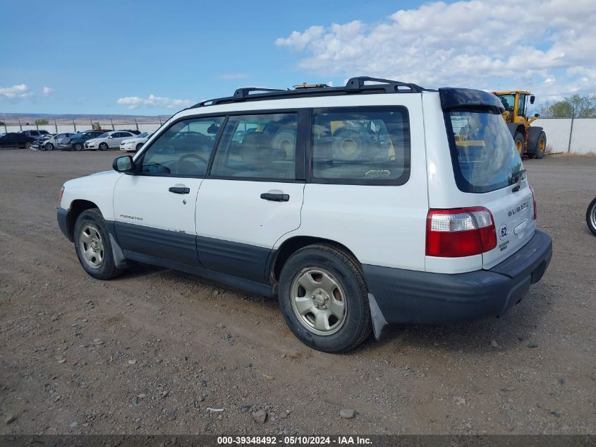 2002 Subaru Forester L VIN: JF1SF63582G756029 Lot: 39348492