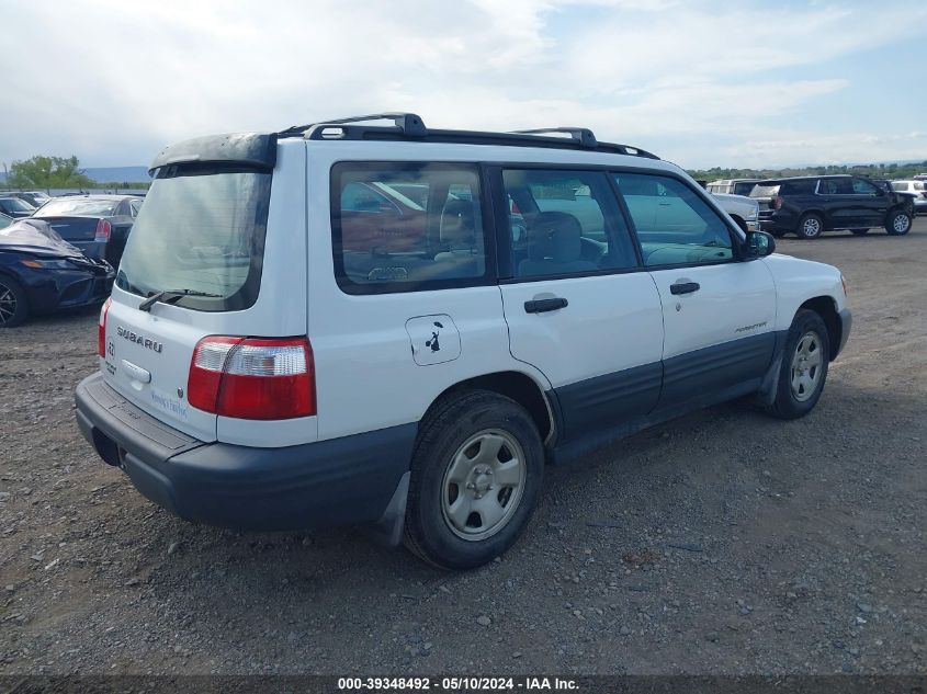 2002 Subaru Forester L VIN: JF1SF63582G756029 Lot: 39348492