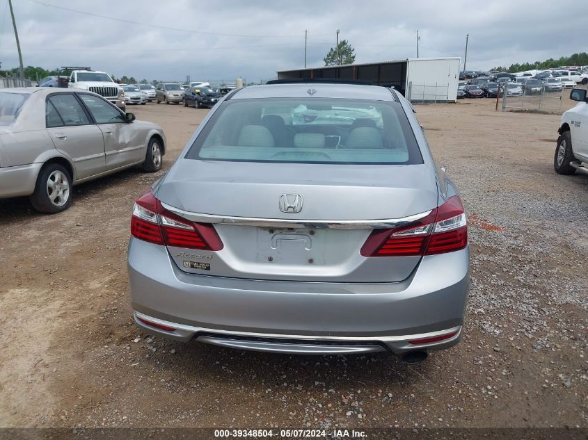 2016 Honda Accord Ex-L VIN: 1HGCR2F98GA196490 Lot: 39348504