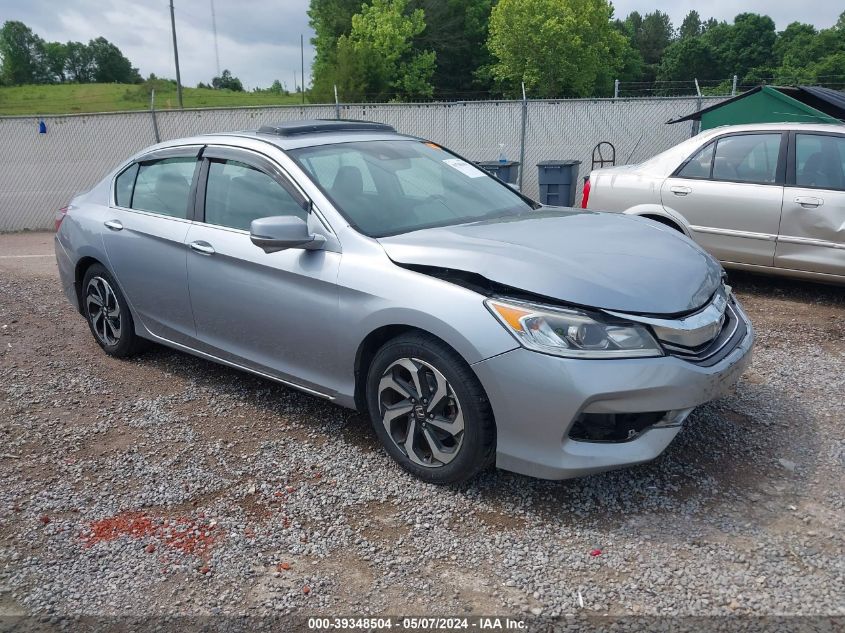 2016 Honda Accord Ex-L VIN: 1HGCR2F98GA196490 Lot: 39348504