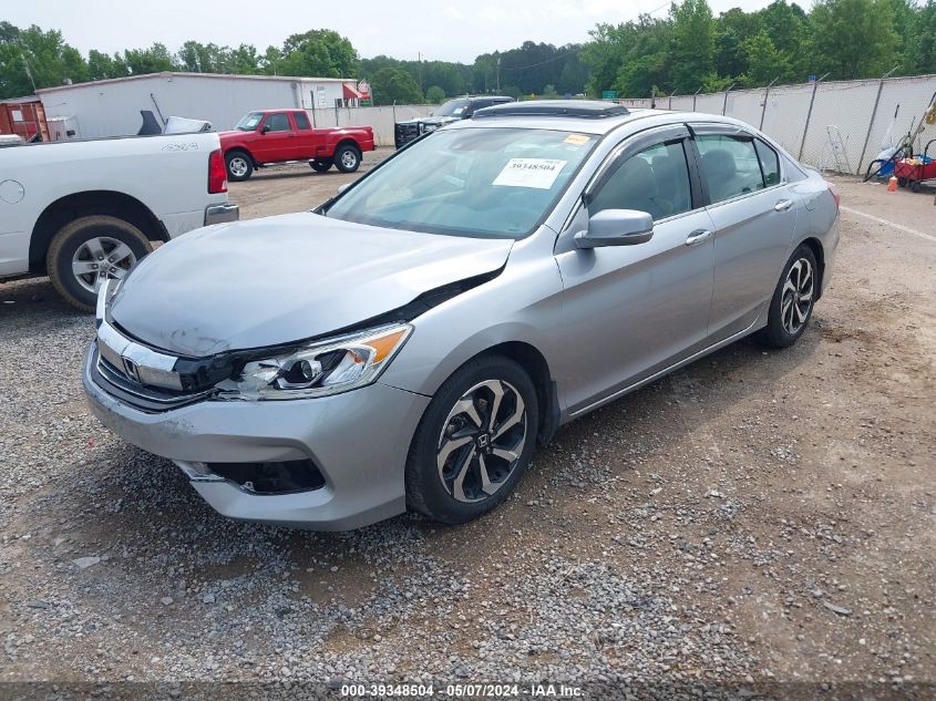 2016 Honda Accord Ex-L VIN: 1HGCR2F98GA196490 Lot: 39348504