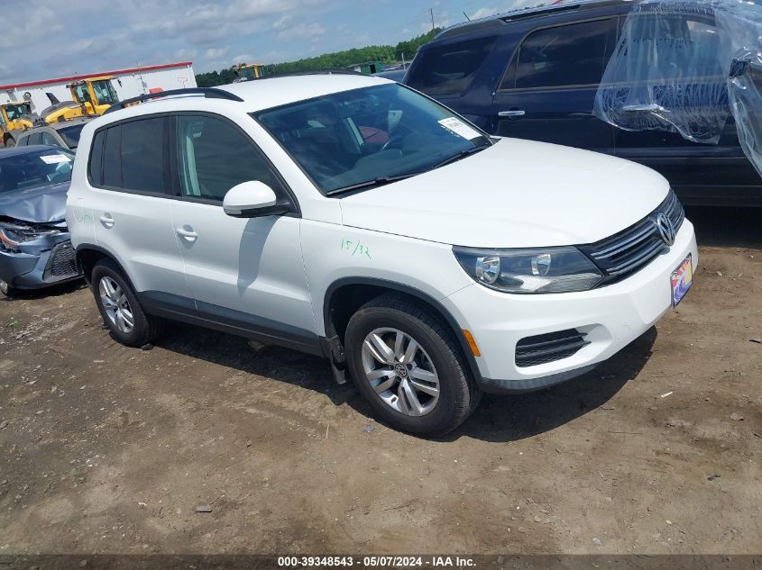 2015 Volkswagen Tiguan S VIN: WVGAV7AX9FW614184 Lot: 39348543