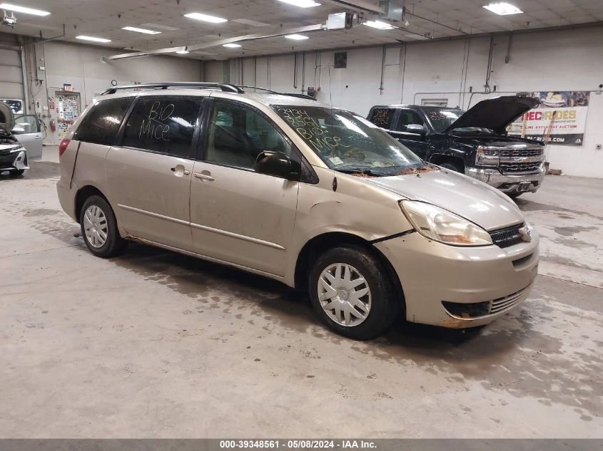 2005 Toyota Sienna Le VIN: 5TDZA23C85S315414 Lot: 39348561