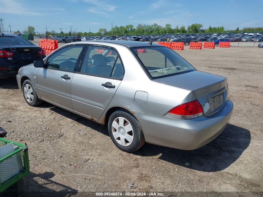 2004 Mitsubishi Lancer Es VIN: JA3AJ26E34U059198 Lot: 39348574