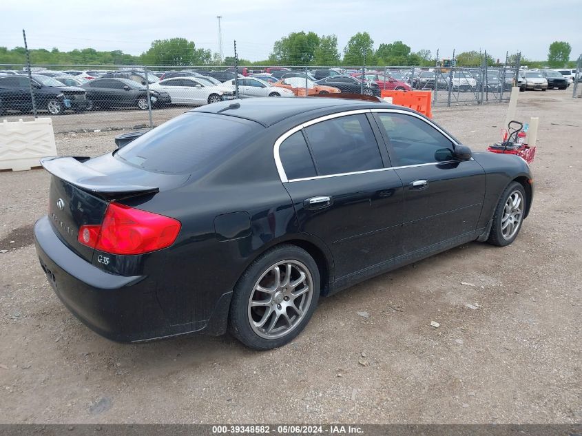 2005 Infiniti G35 VIN: JNKCV51E65M223955 Lot: 39348582