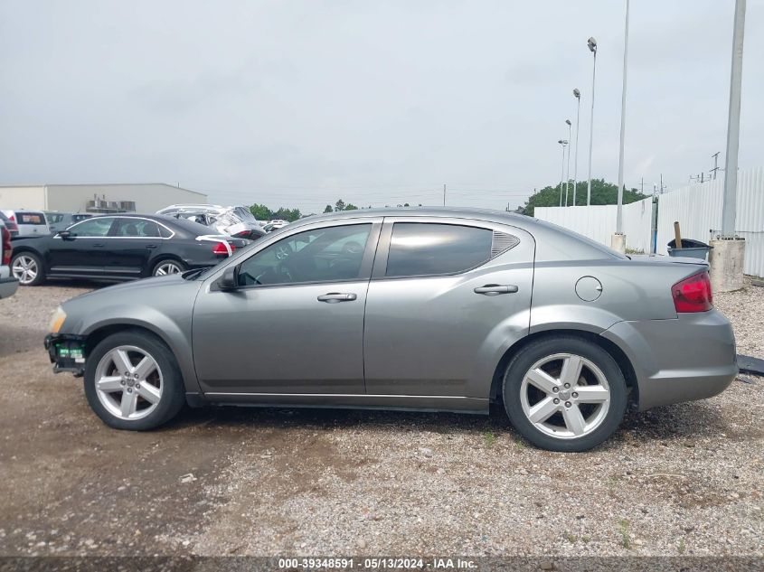 2013 Dodge Avenger Se VIN: 1C3CDZAB8DN665067 Lot: 39348591