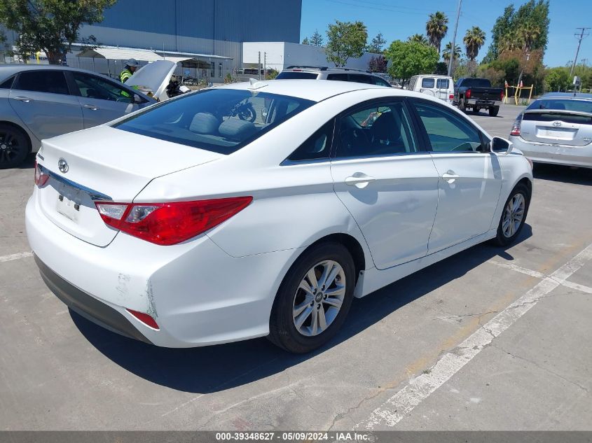 2014 Hyundai Sonata Gls VIN: 5NPEB4AC9EH934913 Lot: 39348627