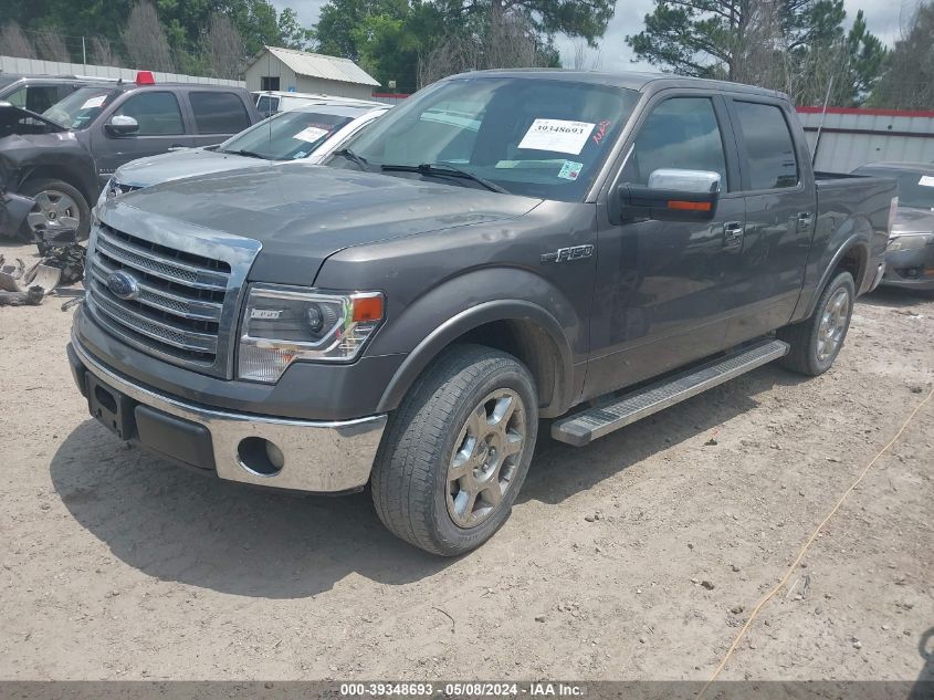 2013 Ford F-150 Lariat VIN: 1FTFW1CF0DKE26473 Lot: 39348693