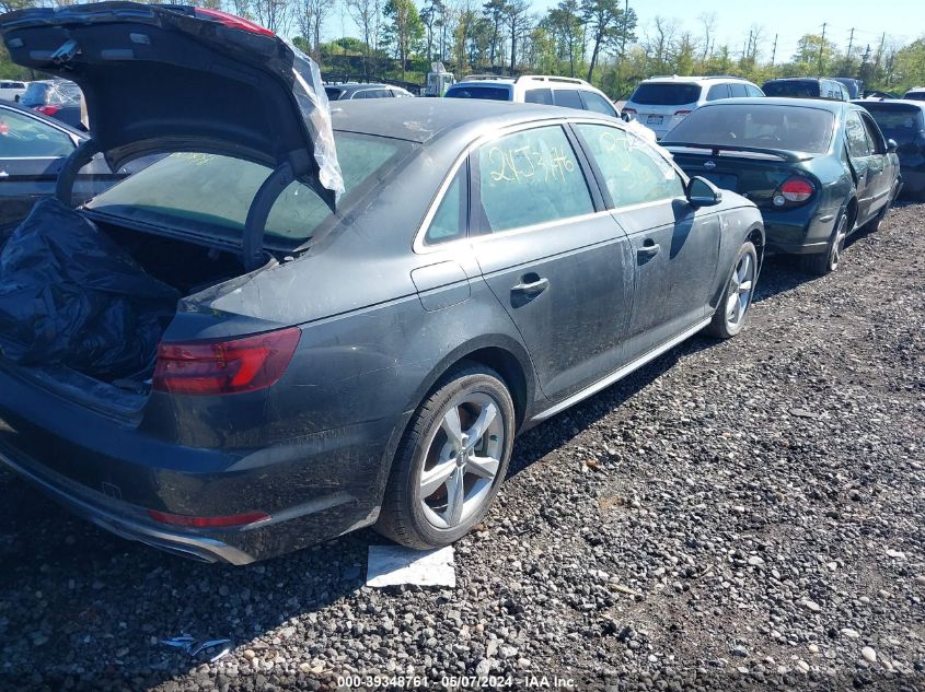 2019 AUDI A4 45 PREMIUM - WAUDNAF42KA022272