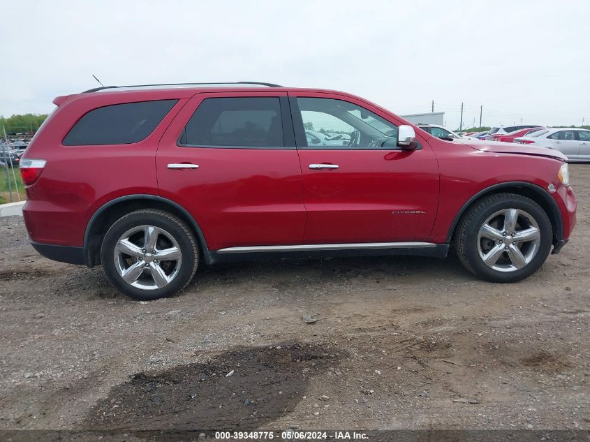 2011 Dodge Durango Citadel VIN: 1D4SE5GT1BC664156 Lot: 39348775