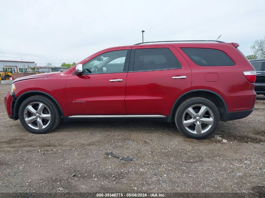 2011 Dodge Durango Citadel VIN: 1D4SE5GT1BC664156 Lot: 39348775