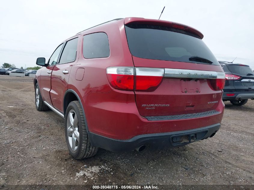 2011 Dodge Durango Citadel VIN: 1D4SE5GT1BC664156 Lot: 39348775