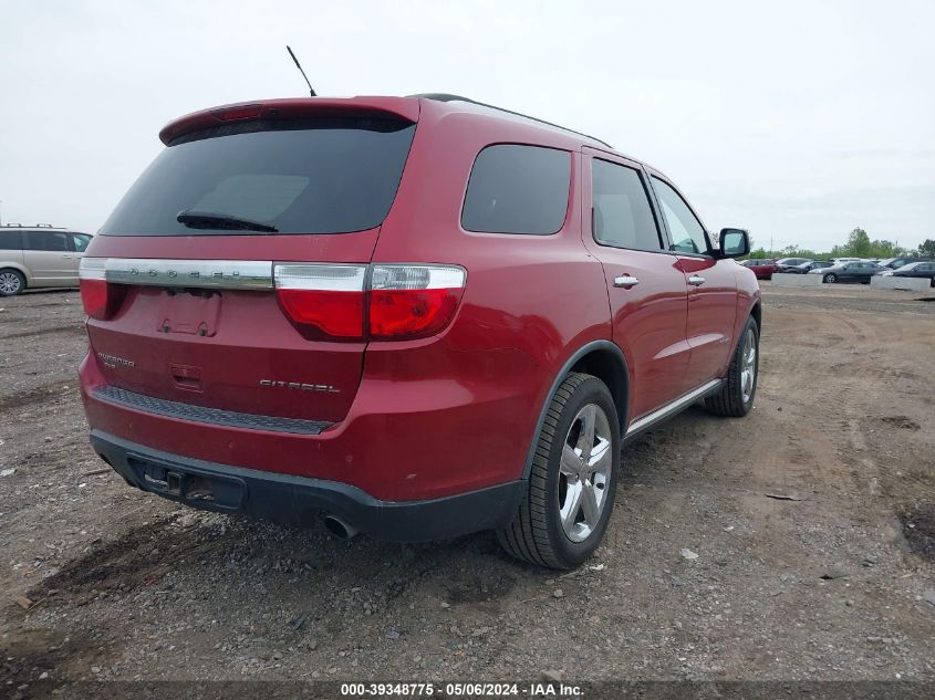 2011 Dodge Durango Citadel VIN: 1D4SE5GT1BC664156 Lot: 39348775