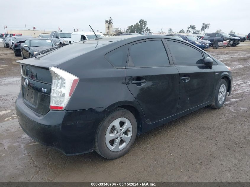 2011 Toyota Prius Four VIN: JTDKN3DU9B5316799 Lot: 39348784