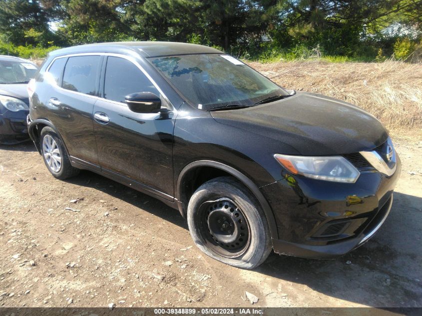 2015 Nissan Rogue S VIN: KNMAT2MV9FP580345 Lot: 39348899