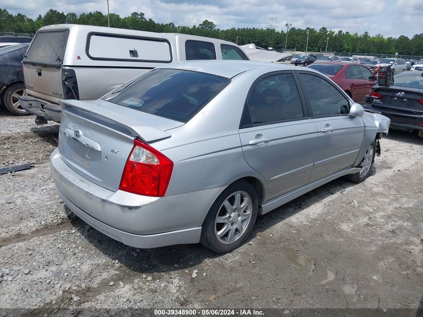 2006 Kia Spectra Ex/Lx/Sx VIN: KNAFE121465222377 Lot: 39348900