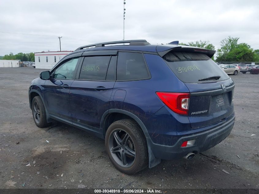 2019 Honda Passport Touring VIN: 5FNYF8H93KB014949 Lot: 39348918