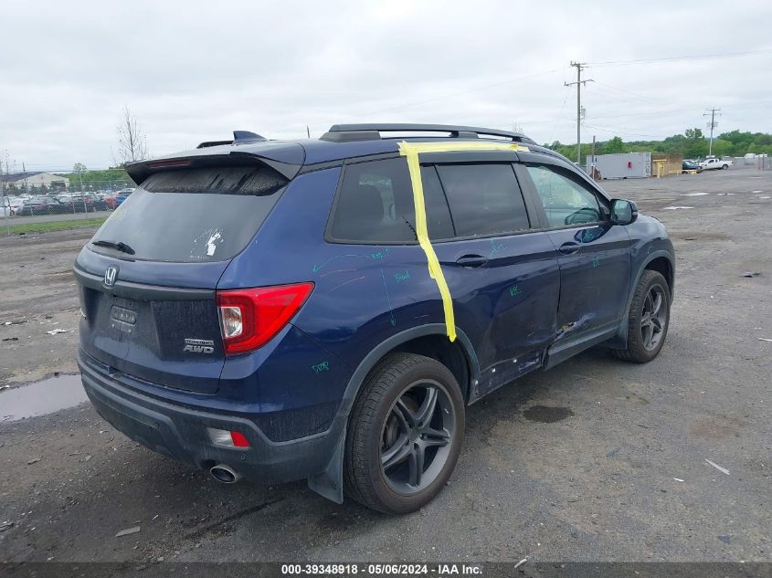 2019 Honda Passport Touring VIN: 5FNYF8H93KB014949 Lot: 39348918