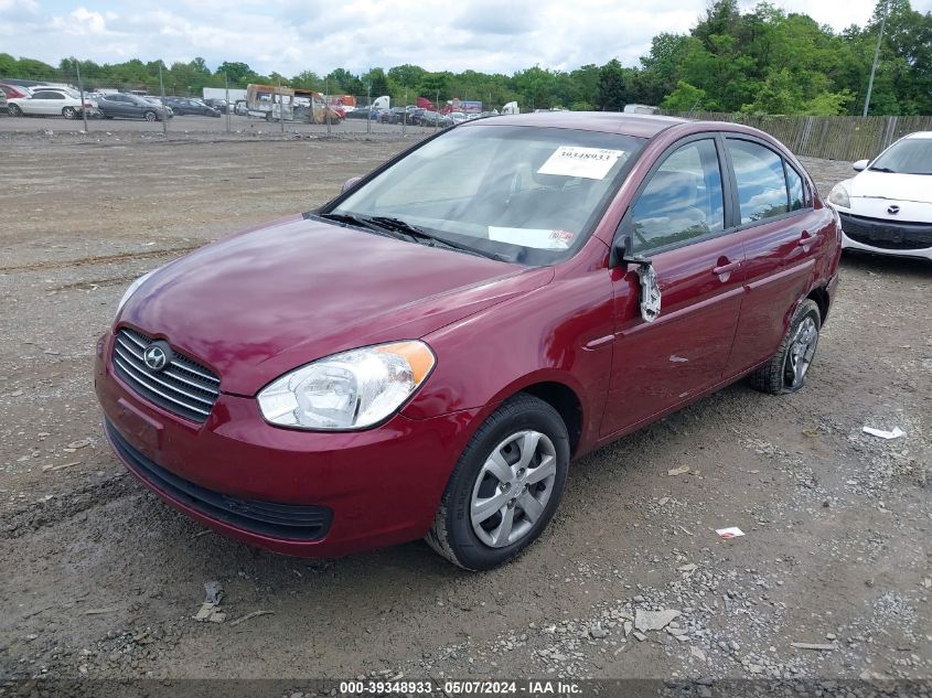 2009 Hyundai Accent Gls VIN: KMHCN46C59U340074 Lot: 39348933