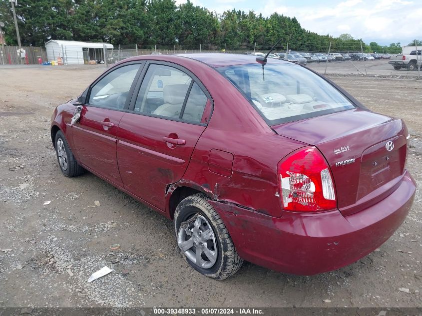 2009 Hyundai Accent Gls VIN: KMHCN46C59U340074 Lot: 39348933