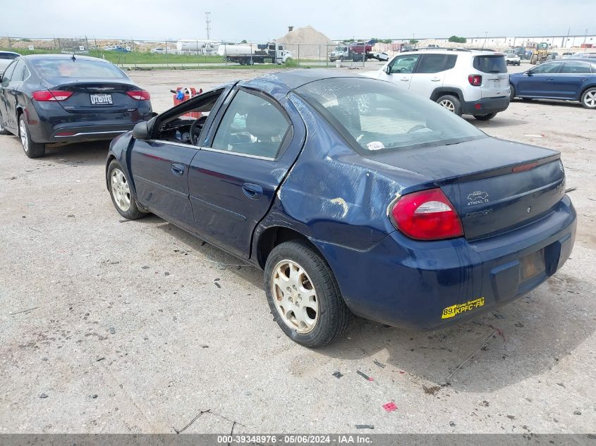 2005 Dodge Neon Sxt VIN: 1B3ES56C65D196915 Lot: 39348976