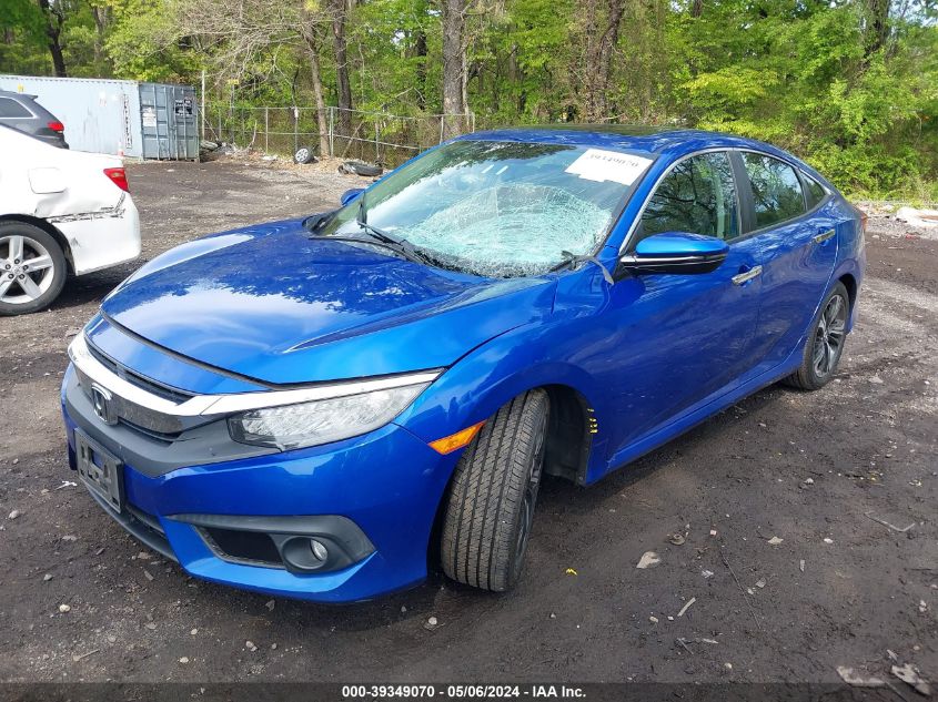 2017 Honda Civic Touring VIN: 2HGFC1F98HH645243 Lot: 39349070