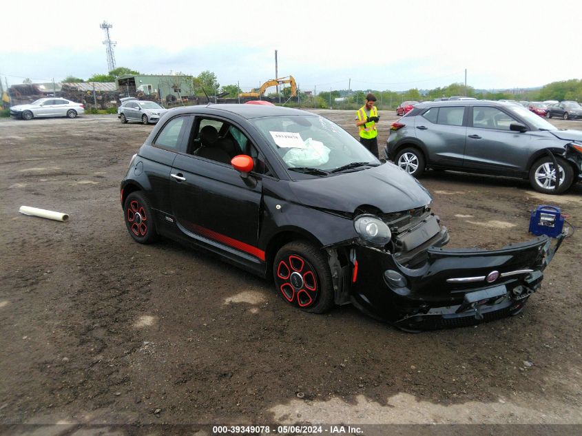 2015 Fiat 500E Battery Electric VIN: 3C3CFFGE9FT561541 Lot: 39349078