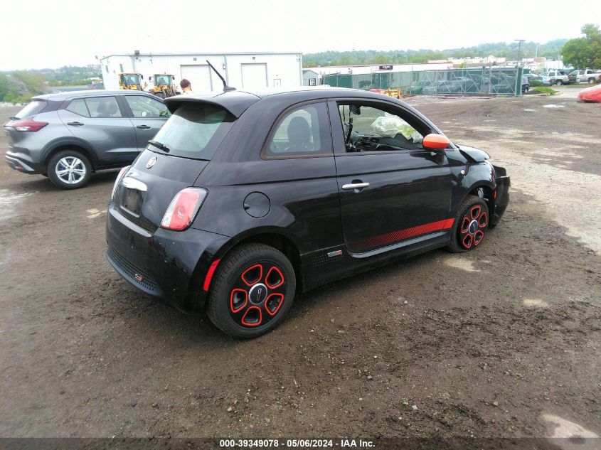 2015 Fiat 500E Battery Electric VIN: 3C3CFFGE9FT561541 Lot: 39349078