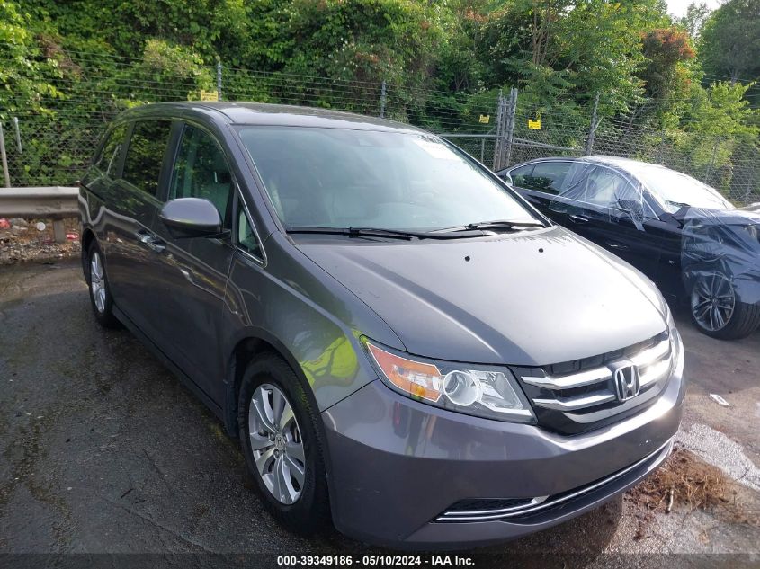 2016 Honda Odyssey Ex-L VIN: 5FNRL5H61GB069425 Lot: 39349186