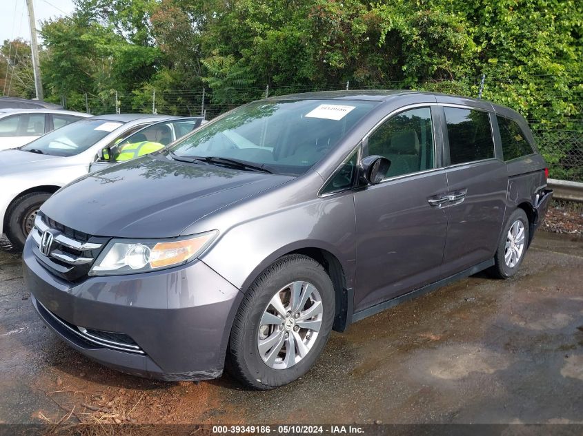 2016 Honda Odyssey Ex-L VIN: 5FNRL5H61GB069425 Lot: 39349186