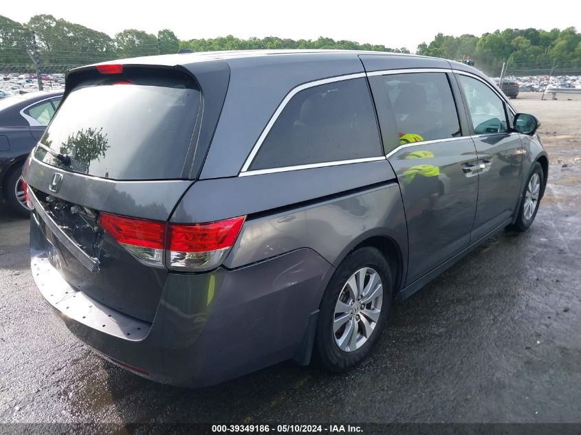 2016 Honda Odyssey Ex-L VIN: 5FNRL5H61GB069425 Lot: 39349186