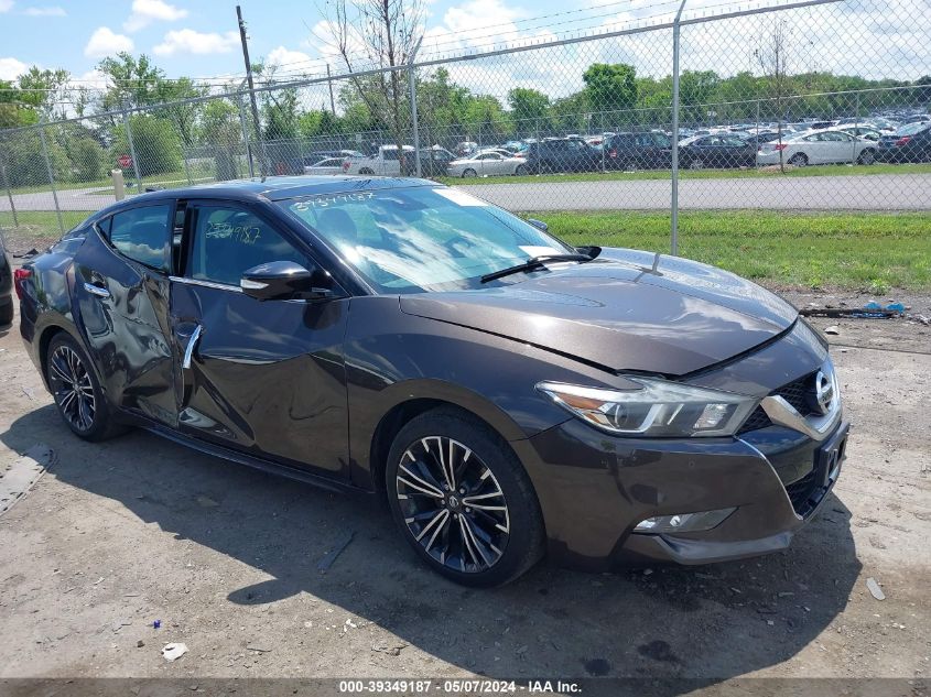 2016 Nissan Maxima 3.5 Platinum VIN: 1N4AA6AP6GC429531 Lot: 39349187