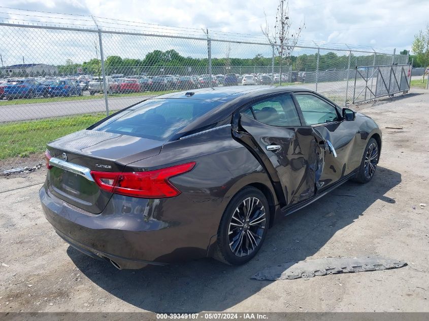 2016 Nissan Maxima 3.5 Platinum VIN: 1N4AA6AP6GC429531 Lot: 39349187